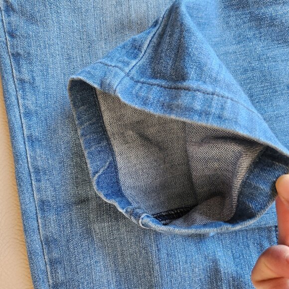 HILTL Dude Straight Slim Fit Jeans Stretch 5 Pocket Meduim Wash Blue - Picture 6 of 11